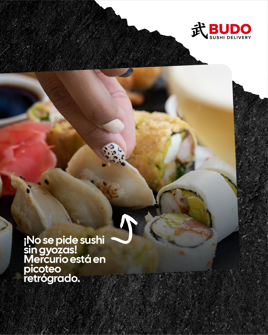 Post de redes sociales de Budo Sushi creado por Mila Social 3